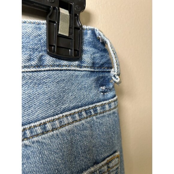 BDG Urban Outfitters Women's Mom High Rise Jeans Size 28 Light Wash Distressed - Picture 7 of 9